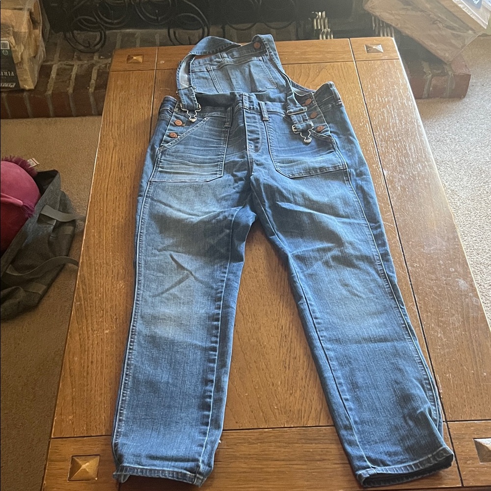 Madewell Women's Blue Denim Overalls